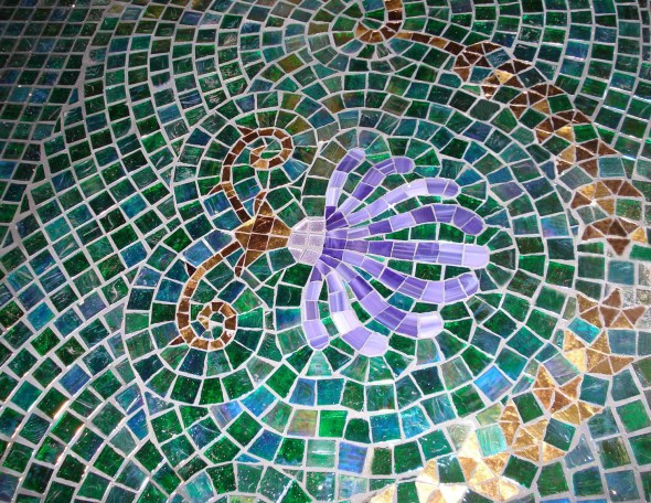 Ballroom Fireplace hearth in glass<br /><br /><br />England